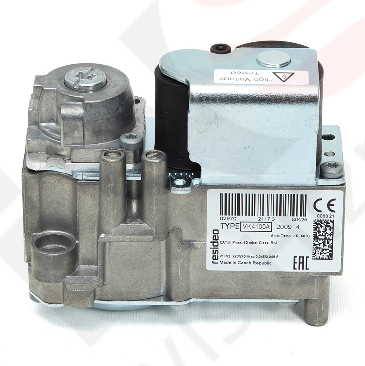 İnoksan Fırın Gaz Musluğu VK4105 Model Kırmızı Kartla Uyumlu